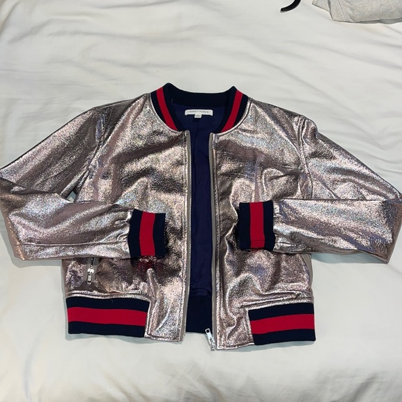 Metallic Bomber Jacket - Picture 1 of 5